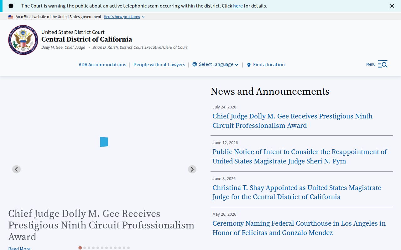 Montclair previous residents federal court reference